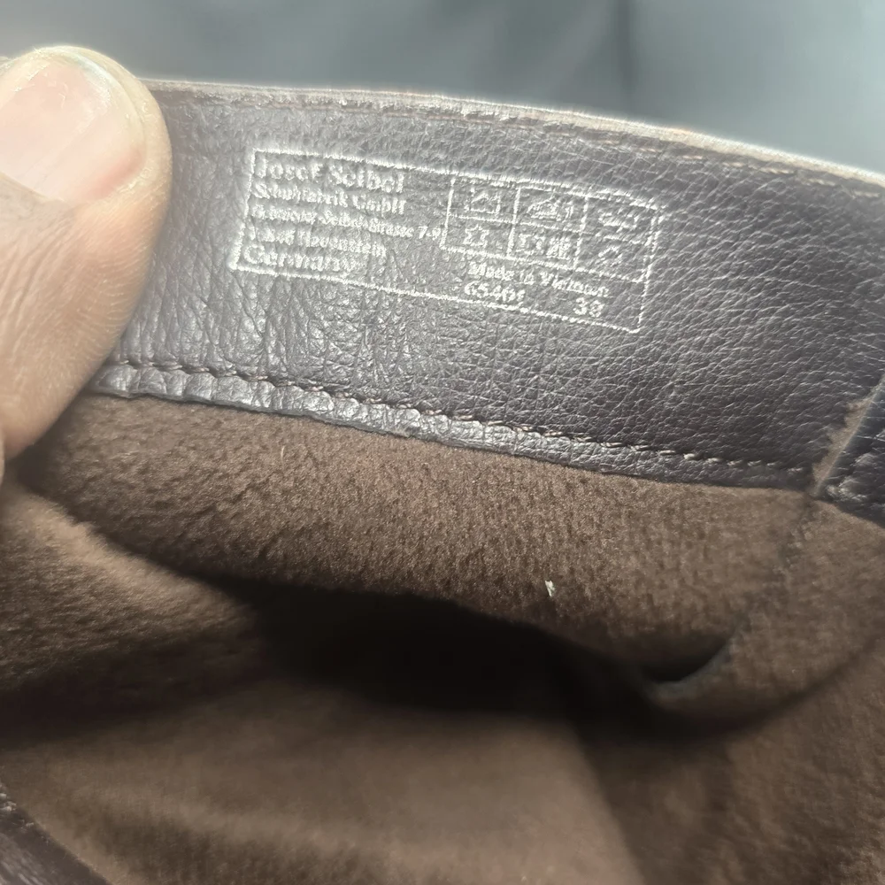 Josef Seibel Dark Brown Leather‎ Boots